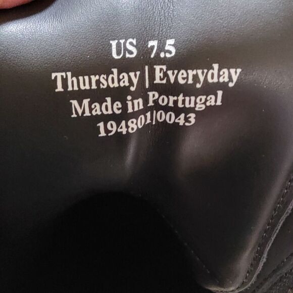 Thursday Boot Co. Olive Green Combat Boot in Patent Leather Size 7.5 New - Picture 5 of 10